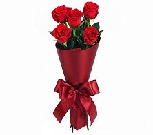 Букет 5 Красных роз Эдлесс Лав в Новое