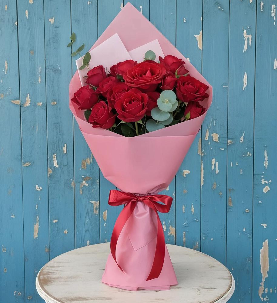 Букет цветов из: Розы в Новое