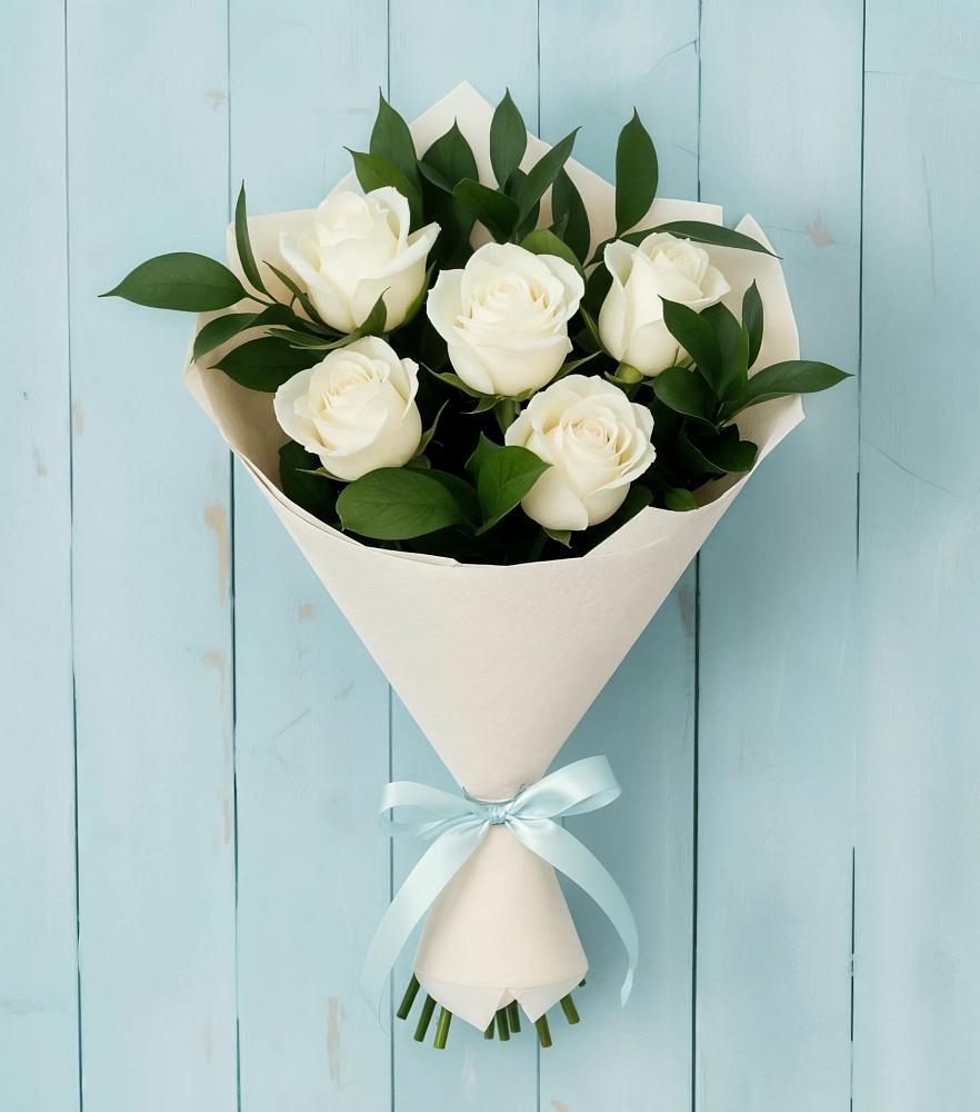 Букет цветов из: Розы в Новое