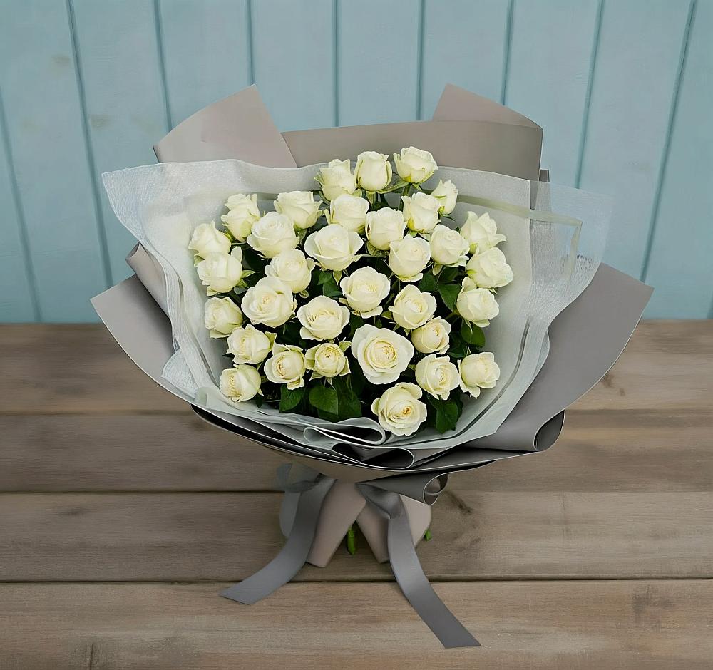 Букет Белоснежная нежность в Новое