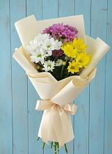 Букет цветов из:  Хризантемы в Новое