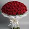 Букет 101 Красная роза Блэк Мэджик в Новое