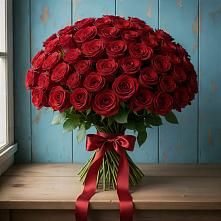 Букет Красные розы Блэк Меджик в Новое