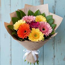 Букет цветов из:  Герберы #REPLACE_PRED# Новое