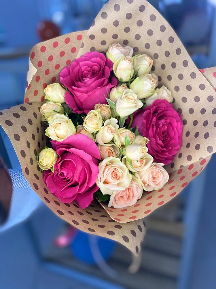 Букет цветов из: Розы в Новое