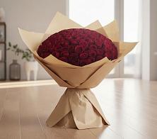 Букет 101 Красная роза в Новое