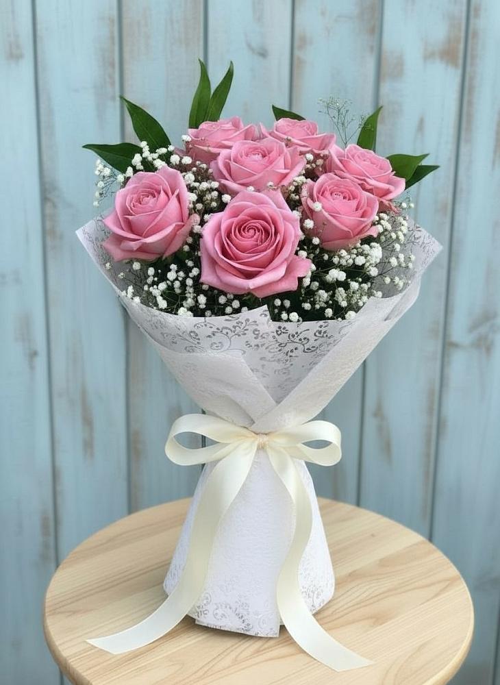 Букет цветов из: Розы в Новое