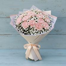 Букет цветов из:  Гвоздики в Новое