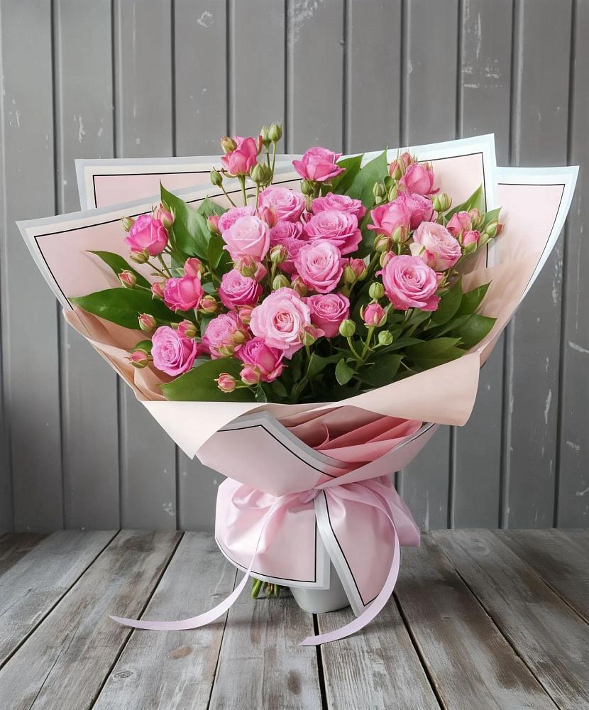 Букет Розовый кустик в Новое