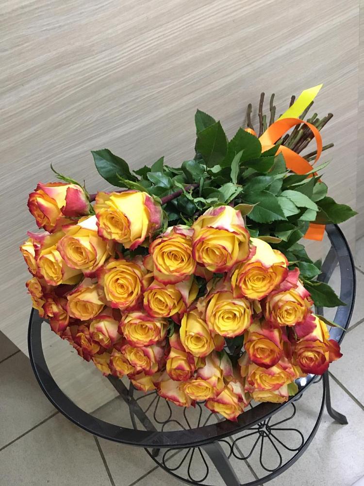 Букет Желтые розы в Новое