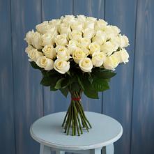 Букет 51 Белая роза Эдлесс Лав #REPLACE_PRED# Новое