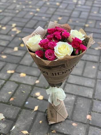 Букет цветов из: Розы в Новое