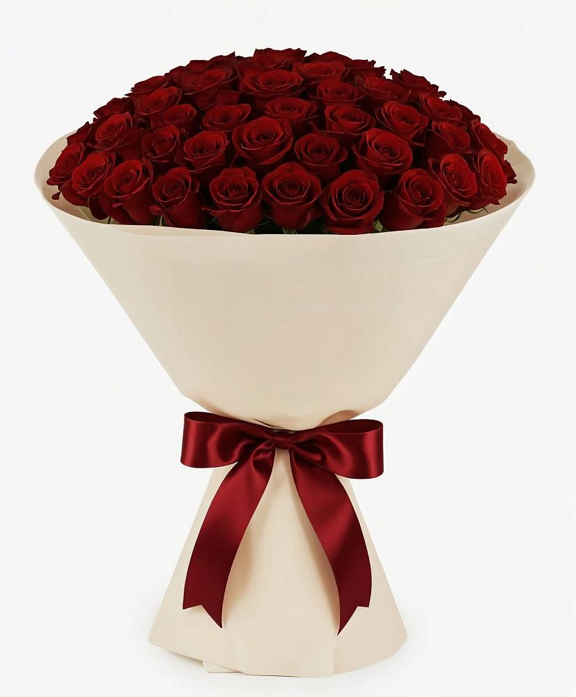 Букет 101 Бордовая роза Блэк Бакарра в Новое