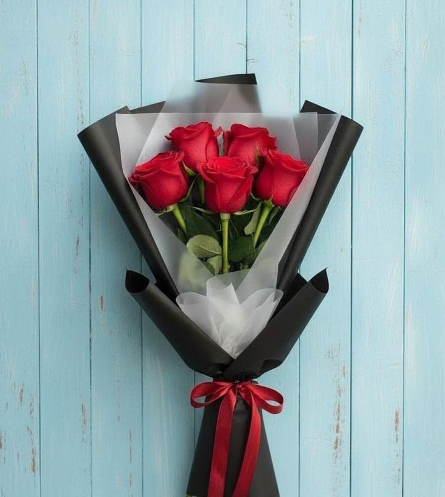 Букет цветов из: Розы в Новое